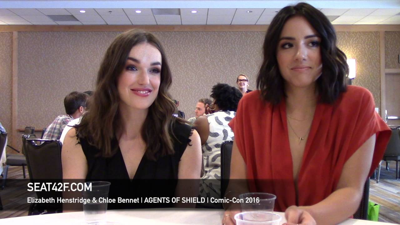 Elizabeth Henstridge & Chloe Bennet AGENTS OF SHIELD Interview Comic Con 2016