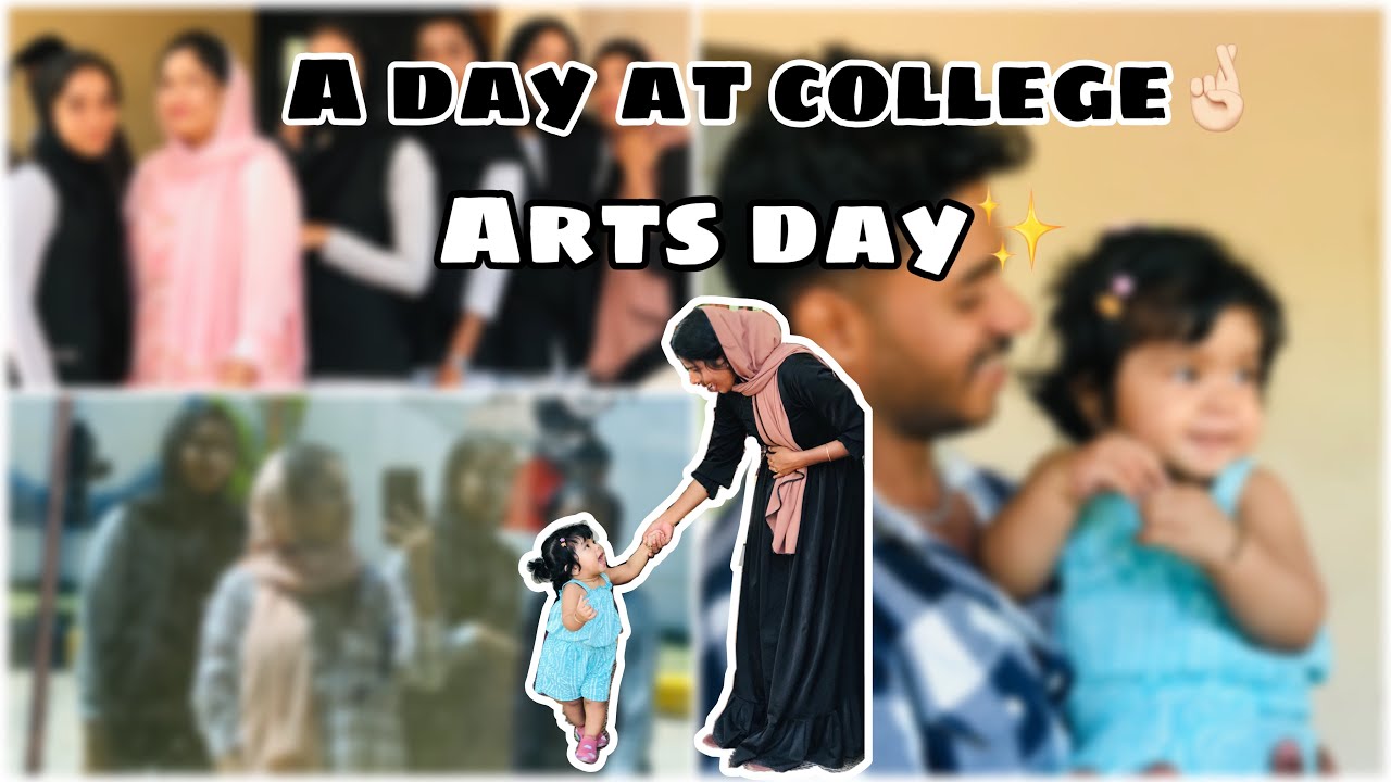 A simple day at college😻 | Najath arts and science college | Arts day | aflah vespa
