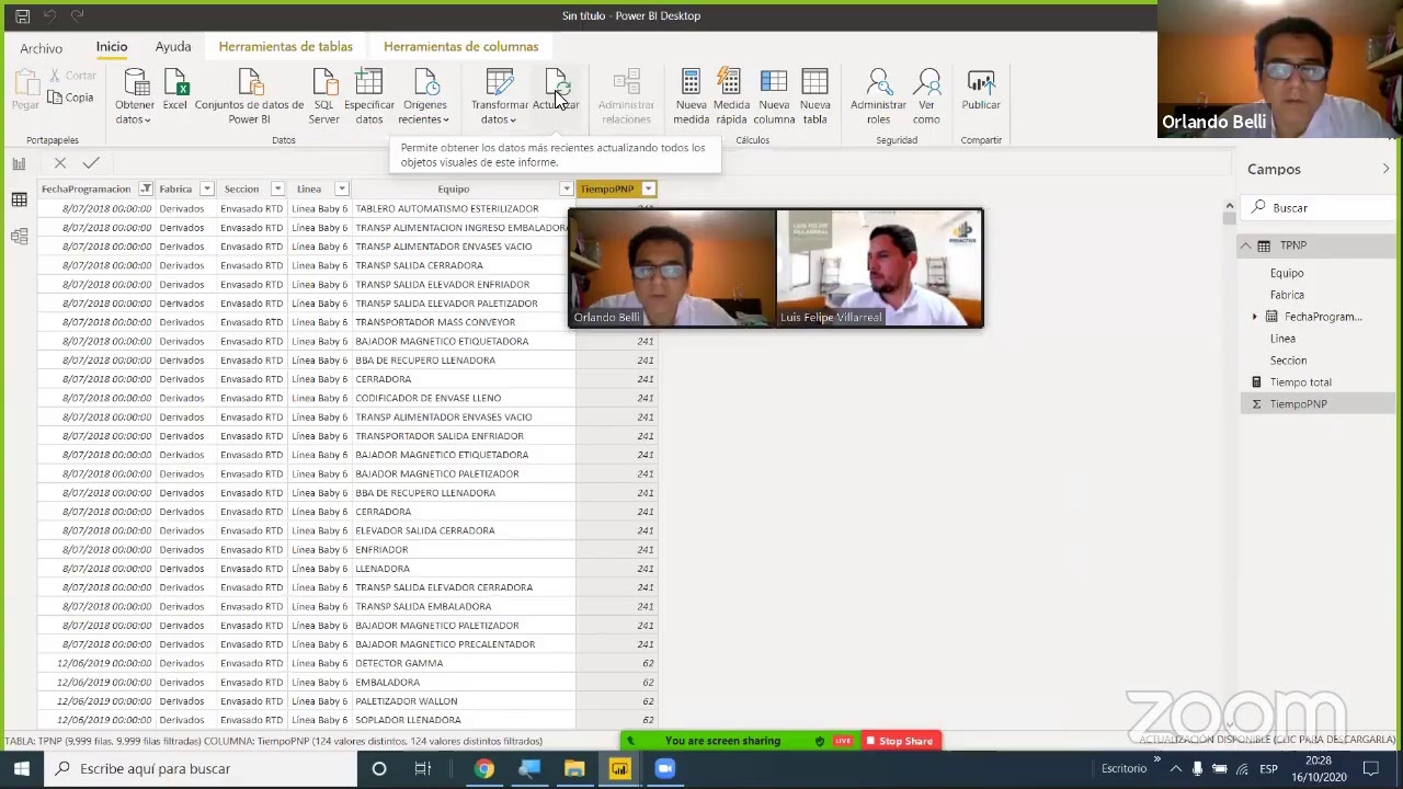 Diseño de Dashboard de Mantenimiento con Power BI