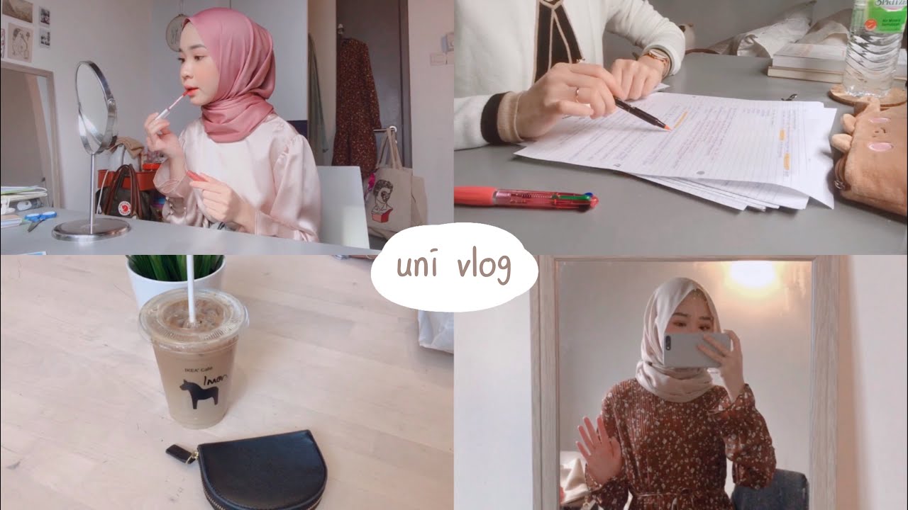 VLOG | End of semester📚☕️ (studying, lots of coffee & lipsticks)