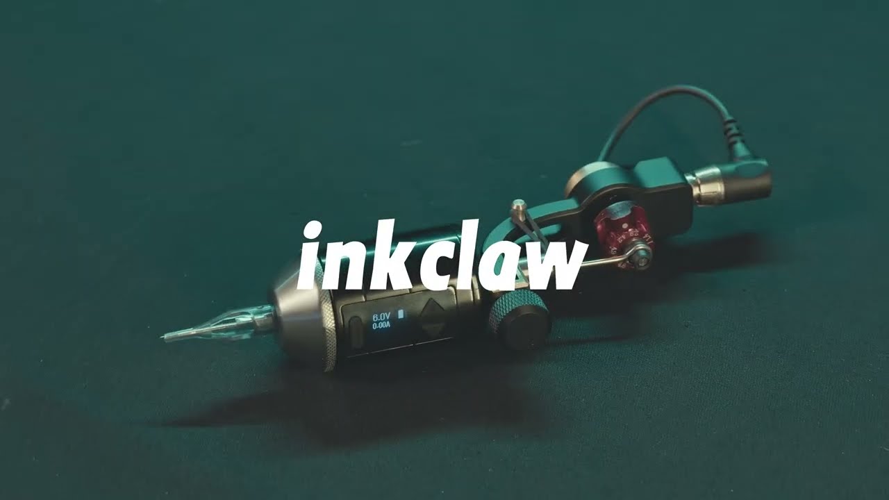 Inkclaw Phoenix 1.5 Tattoo Battery Grip For Bar Needles | Needles on bar Tattoo Grip With Battery