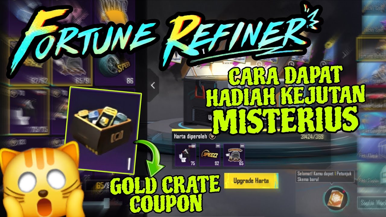 BISA DAPAT GOLD CRATE COUPON⁉️🙀 INI DIA TIPS TERBARU FORTUNE REFINER PATCH 4.1‼️🔥 GASKEUN GUYS‼️😁