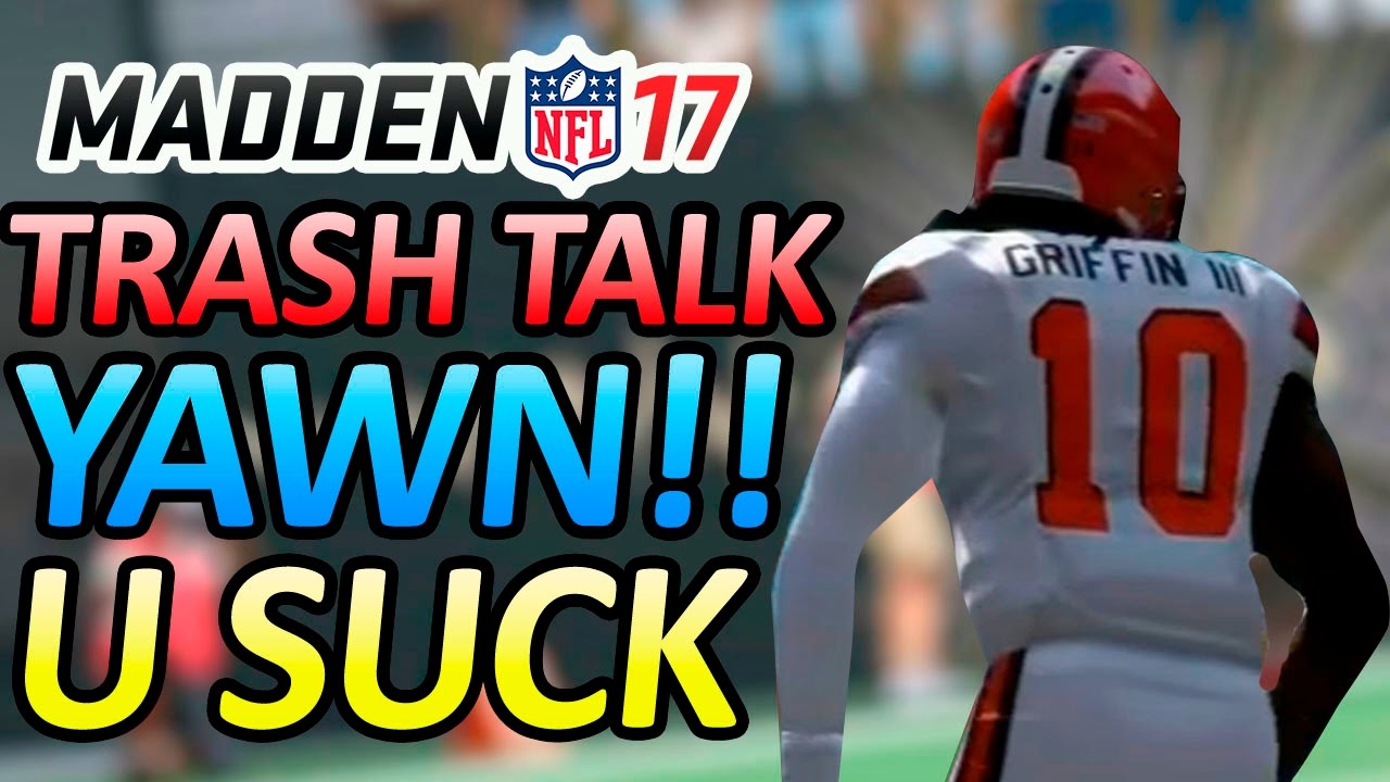 MADDEN 17 ТРЭШ ТОЛК!! - ПАРЕНЬ ЗЕВАЕТ И ГОВОРИТ, ЧТО ЕМУ СКУЧНО!!! - ВЫ НЕ СМОЖЕТЕ ЗАБИТЬ МНЕ С К...