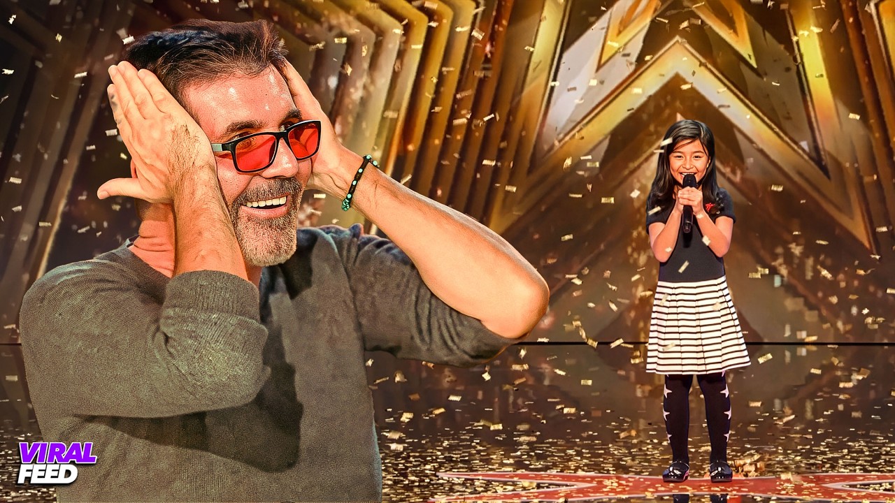 9-Year-Old with Voice of a GROWN WOMAN Shocks Judges and Earns the GOLDEN BUZZER on AGT!