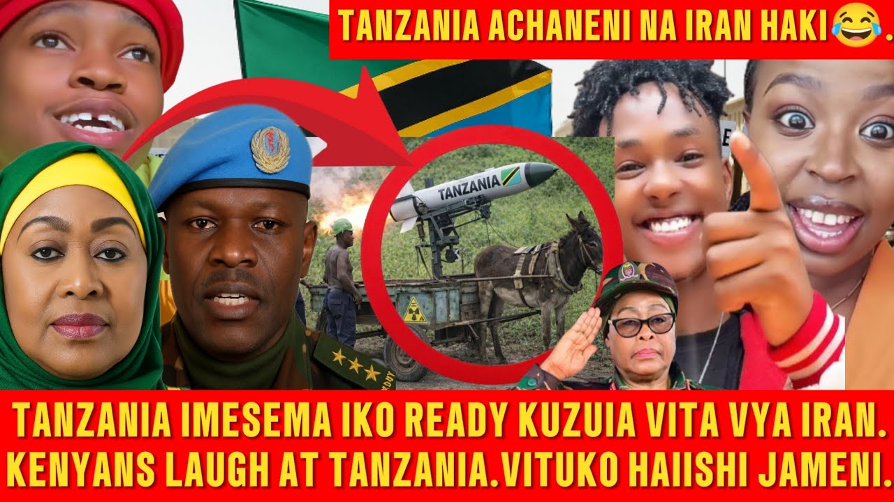 TANZANIANS WARNS IRAN😭😂!KENYANS LAUGH AT TANZANIAN AFTER STATING THAT THEY HAVE STRONG MILITARY😂WOI.