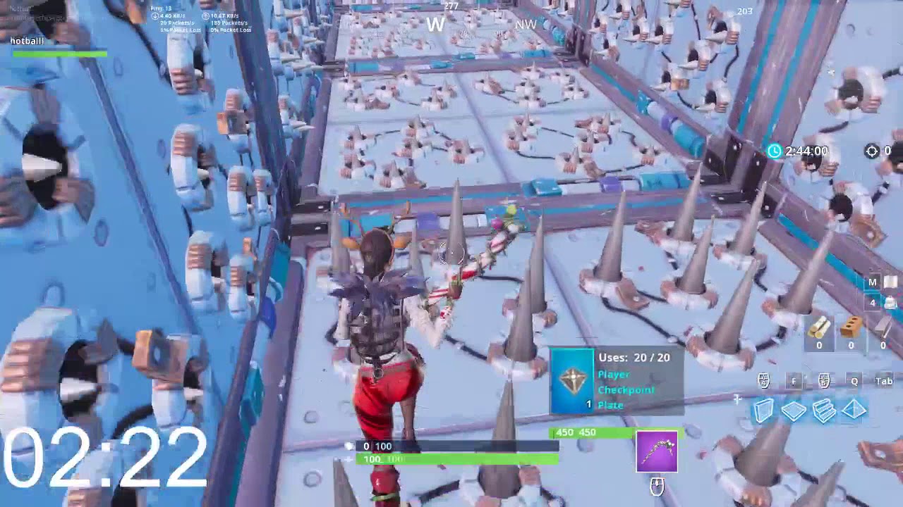 5:52 Speedrun on Cizzorz death run epic fail | Fortnite
