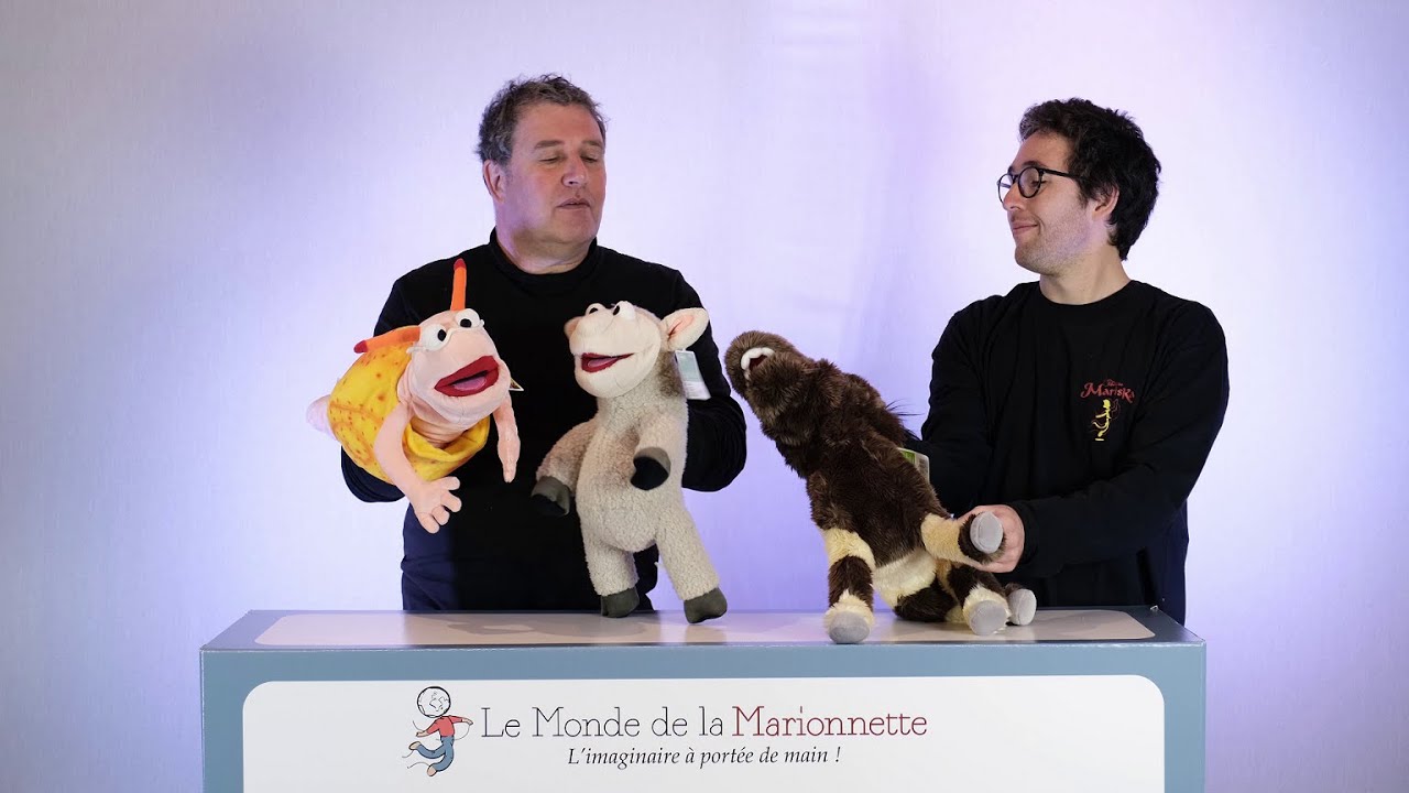 Marionnettes - Mouton Escargot Cheval - Living Puppet's  - Sesame Street - LMM#6