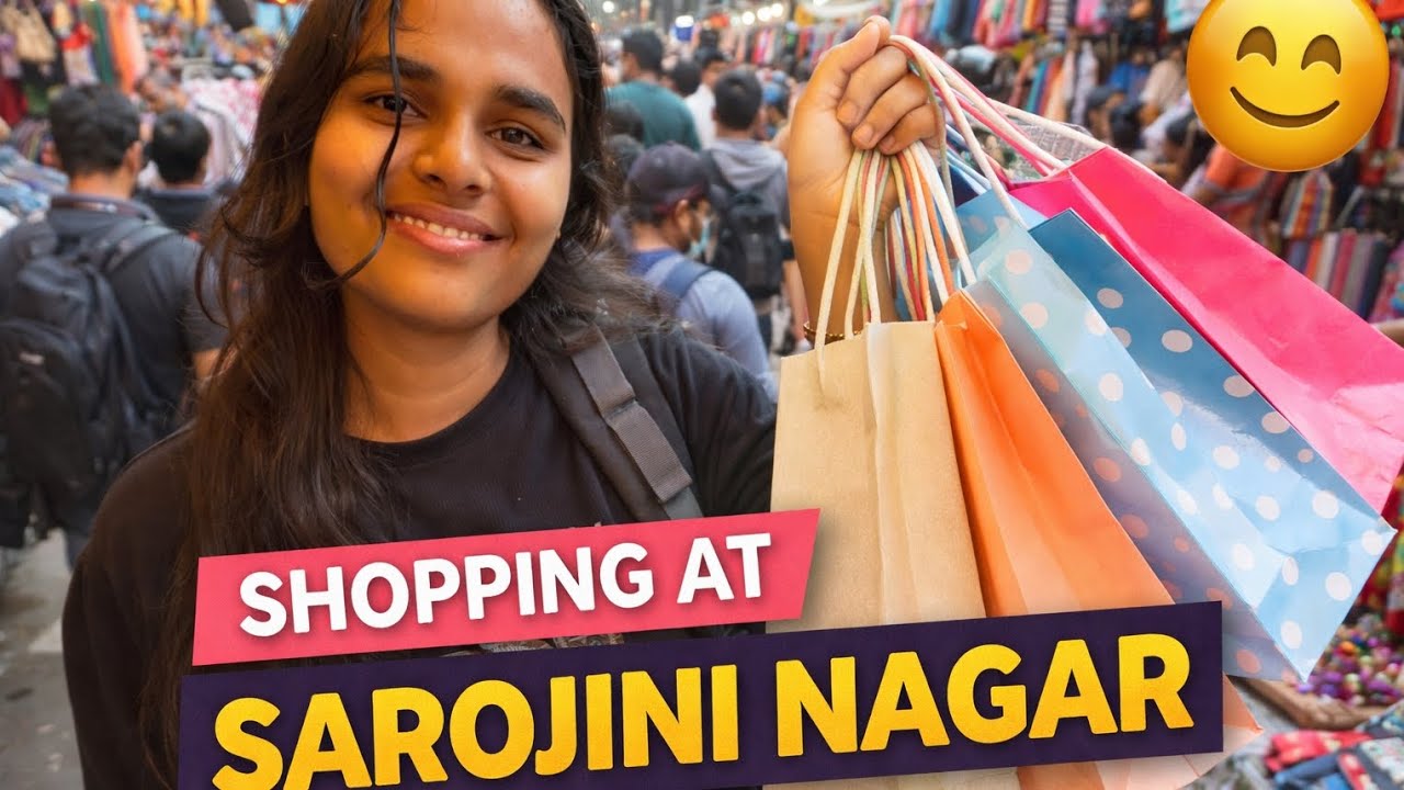 Girls Day Out at Sarojini Nagar 😍🛍️