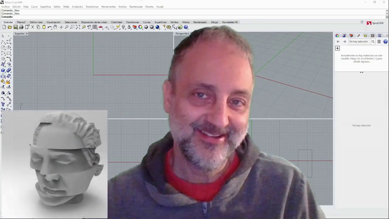 Corte de digitalizado con Rhinoceros 3D