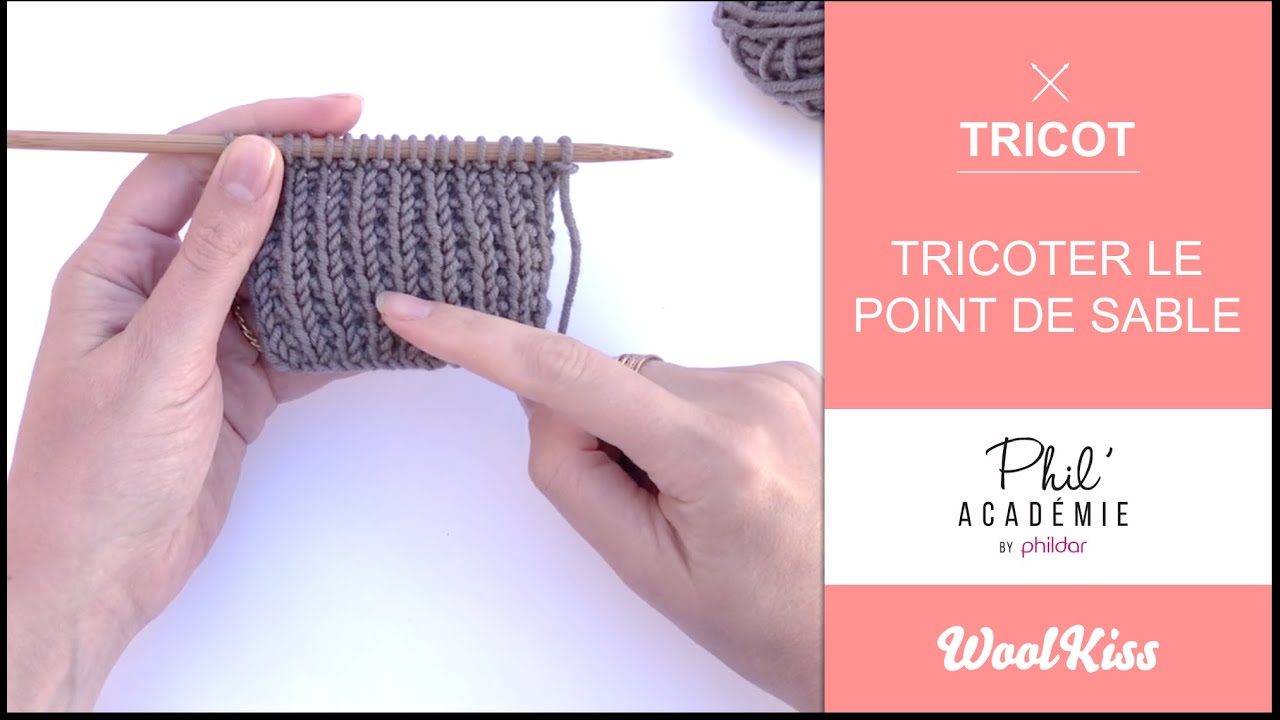 Point de sable : Techniques tricot