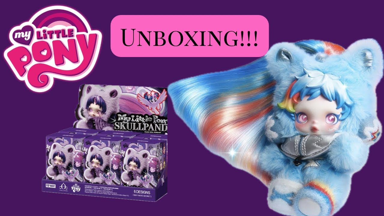 My Little Pony Skullpanda PopMart Unboxing *adult collector*