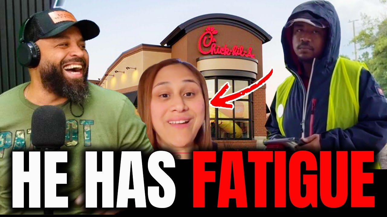 Сотрудник Black Chick-fil-A взрывается гневом из-за латиноамериканки, потому что она не говорит п...