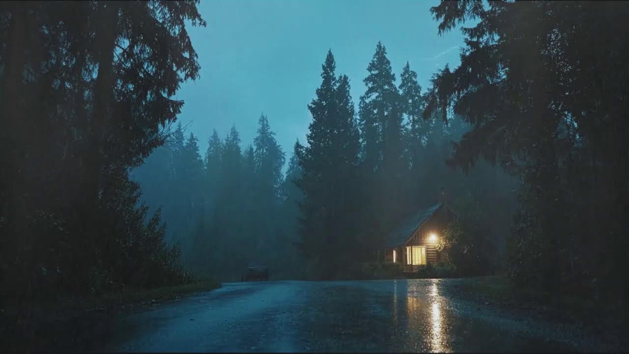 Heavy Rain and Thunder Sound That Instantly Puts You Into Deep Sleep