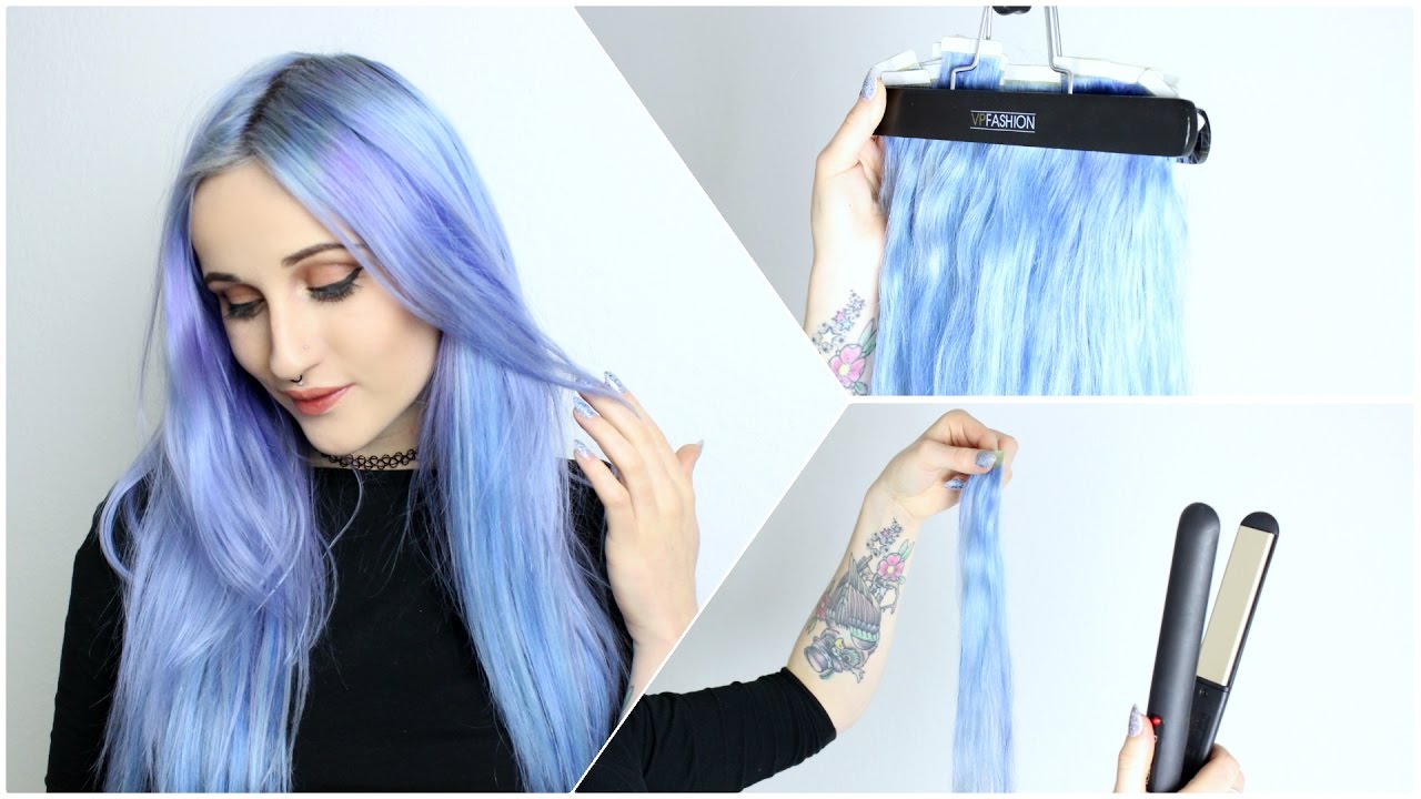Tape-In Hair Extensions Prep +Dye!