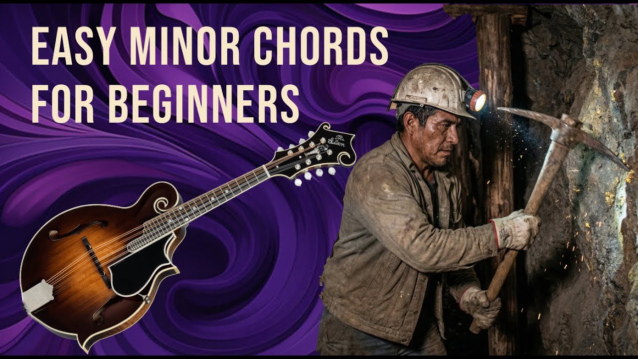 Minor Chords for Beginner Mandolin (G minor and C minor)