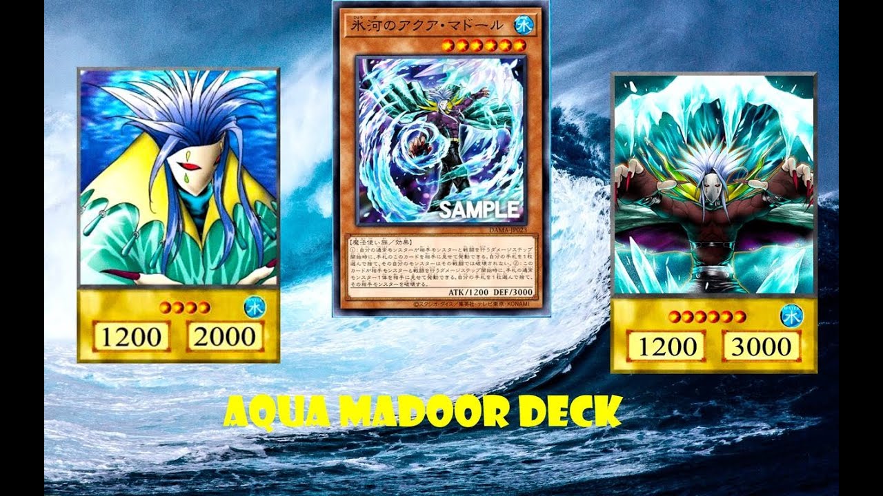 (YGOPRO) Aqua Madoor deck, new !!Dawn of Majesty,Glacial Aqua Madoor