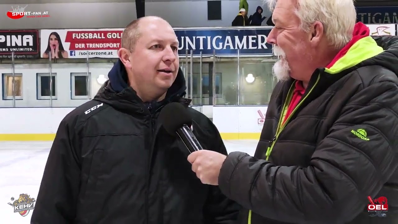 EC VSV gegen UECR Huben - Interview mit Silvio Trojer