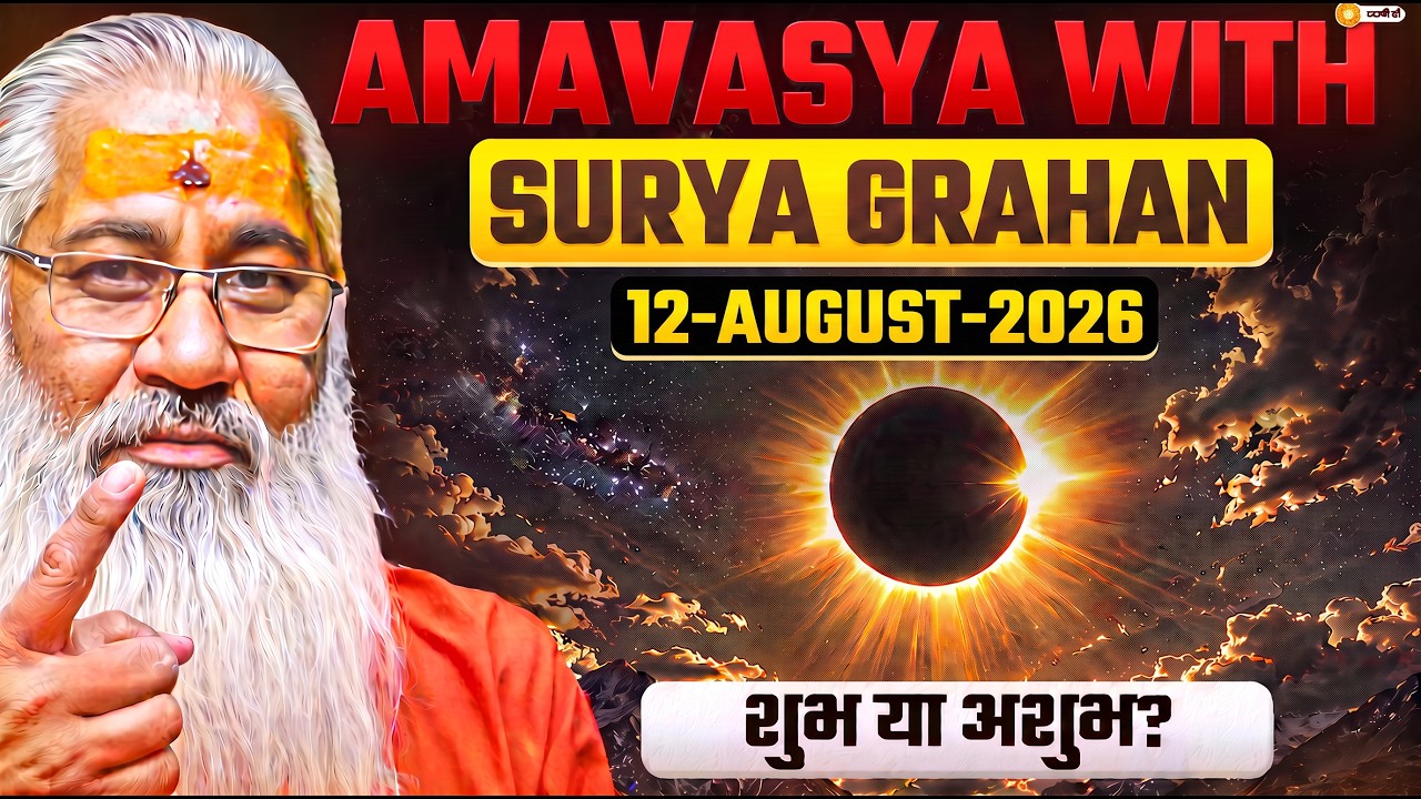 Amavasya with Surya Grahan-शुभ या अशुभ?||12-August-26|| Swami Yo
