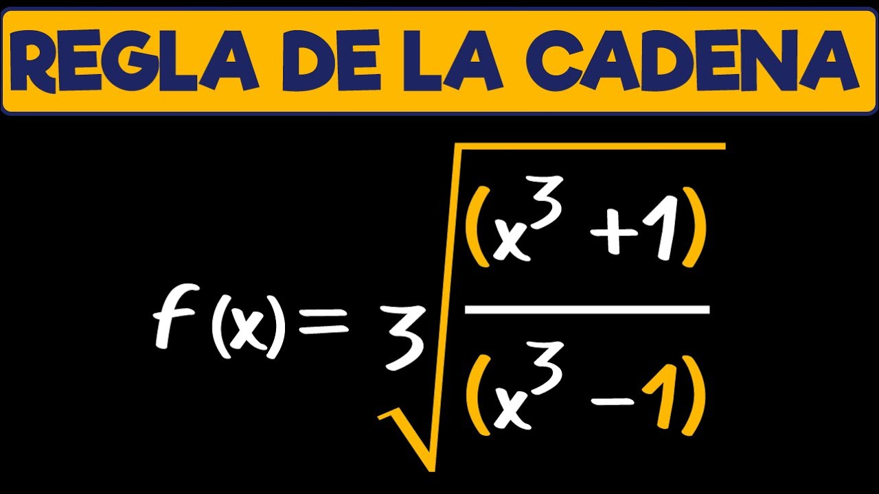 Regla de la Cadena | Cociente de Funciones | Reglas de Derivación | Ejemplos