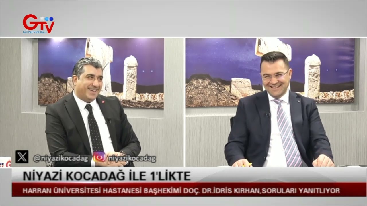 NİYAZİ KOCADAĞ İLE 1'LİKTE - HARRAN ÜNİVERSİTESİ BAŞHEKİMİ DOÇ DR. İDRİS KIRHAN - 03.01.2025