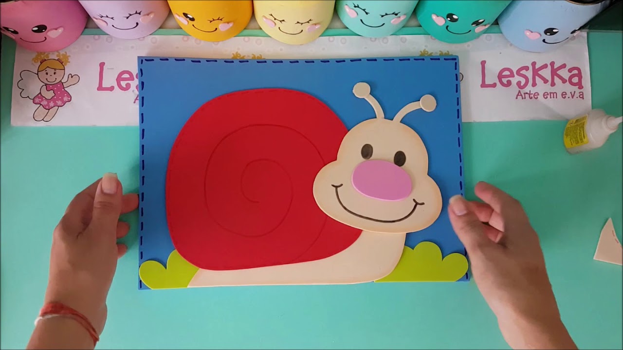 Recurso pedagógico: Caracol enroladinho!