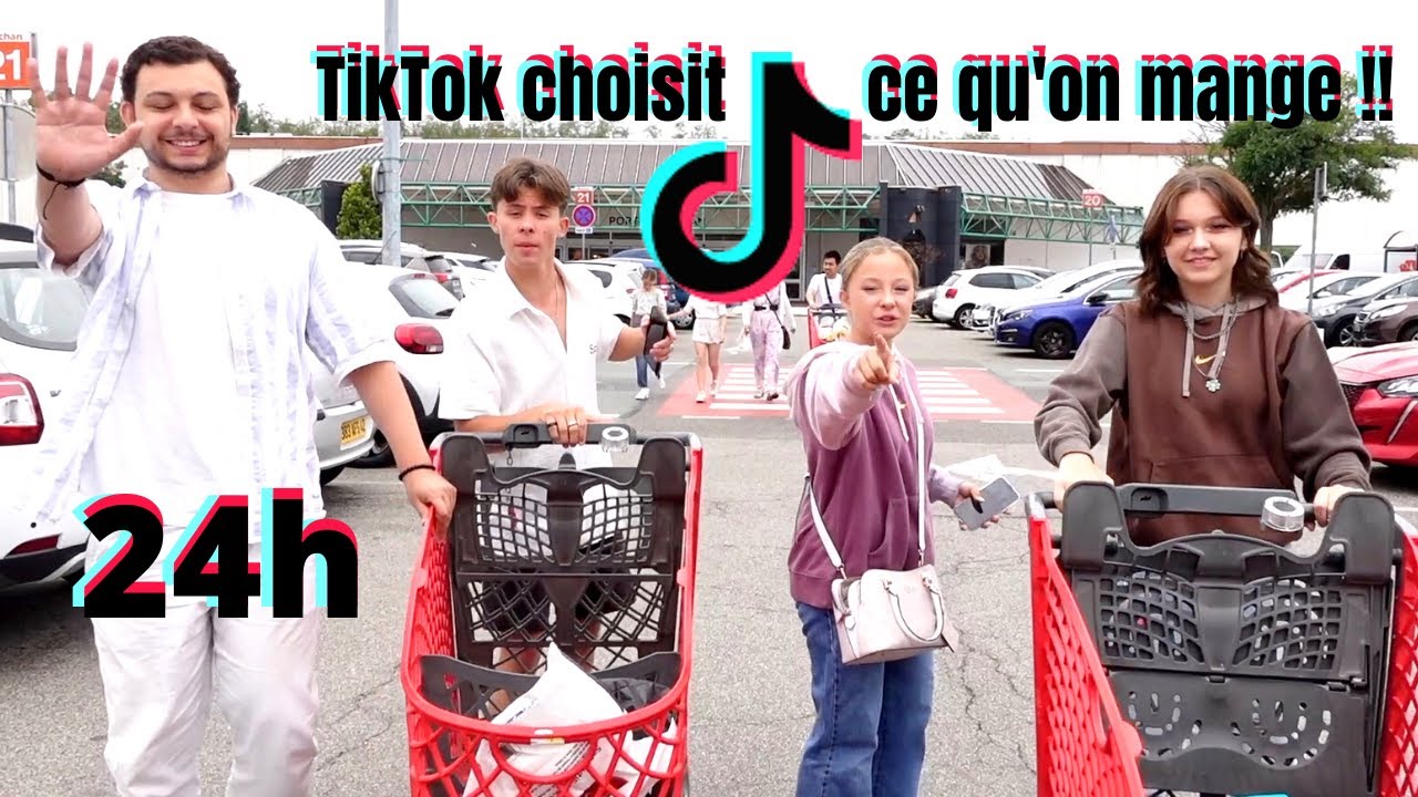24h TIKTOK CHOISIT CE QU'ON MANGE