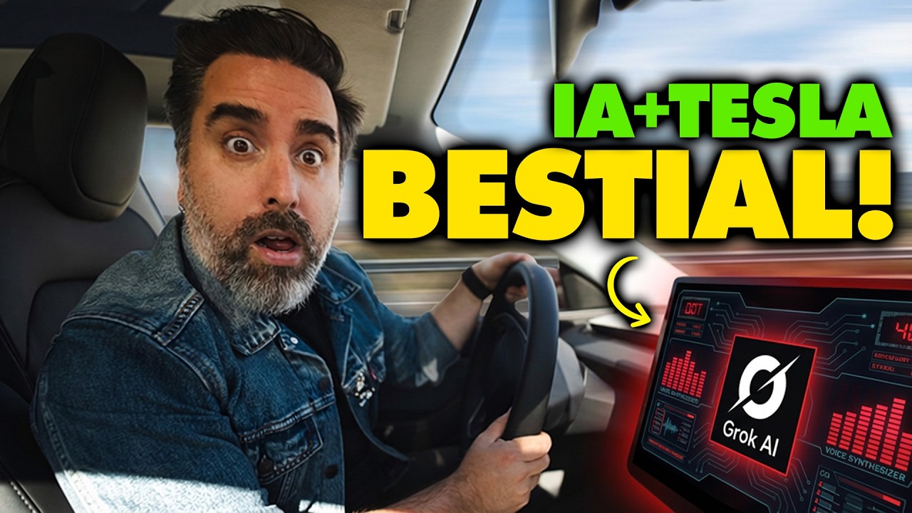 TESLA activa la INTELIGENCIA ARTIFICIAL a mi COCHE y VAYA LOCURA