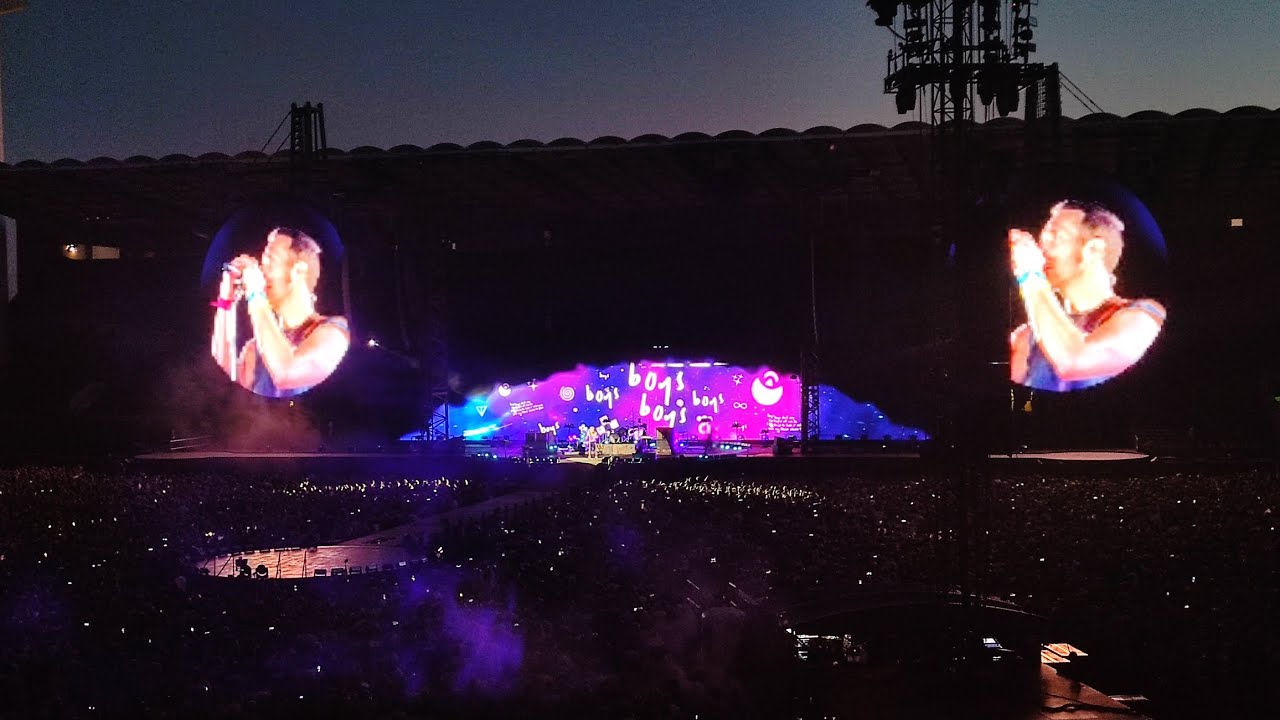 COLDPLAY Stade Roi Baudouin 09/08/22 Music Of The Spheres
