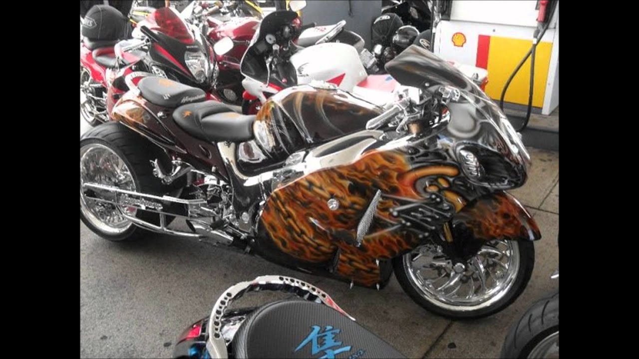 HAYABUSA'S WITH ALL THINGS CHROME FAT TIRE KITS