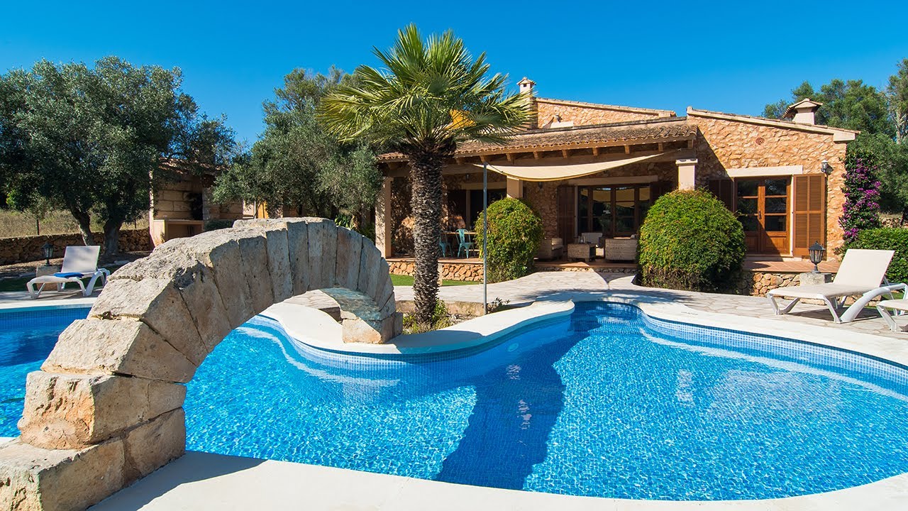 ⭐⭐⭐⭐⭐ Natursteinfinca Mallorca - Pool, Sonnenterrasse