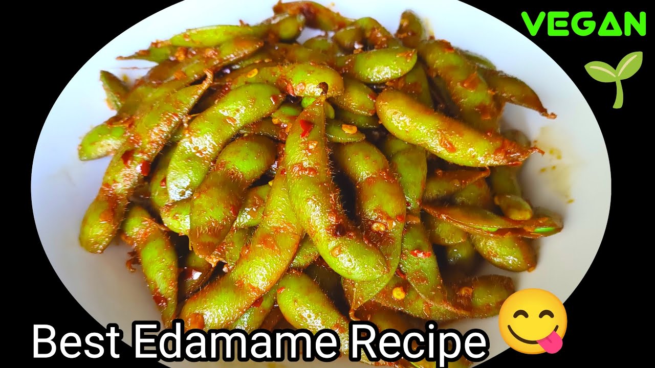 Best Edamame Recipe 🌱 How to Make Spicy Garlic Edamame