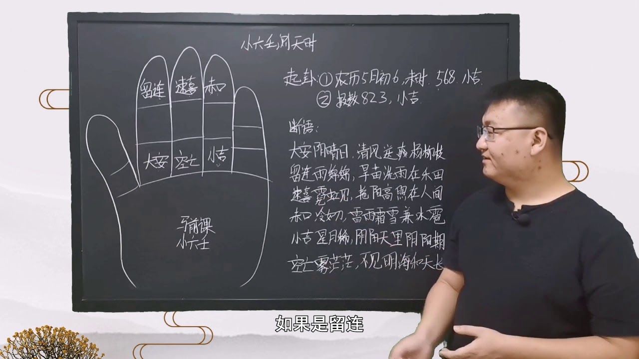 诸葛亮的马前课，教你小六壬掐指一算测天气，你也可以神机妙算