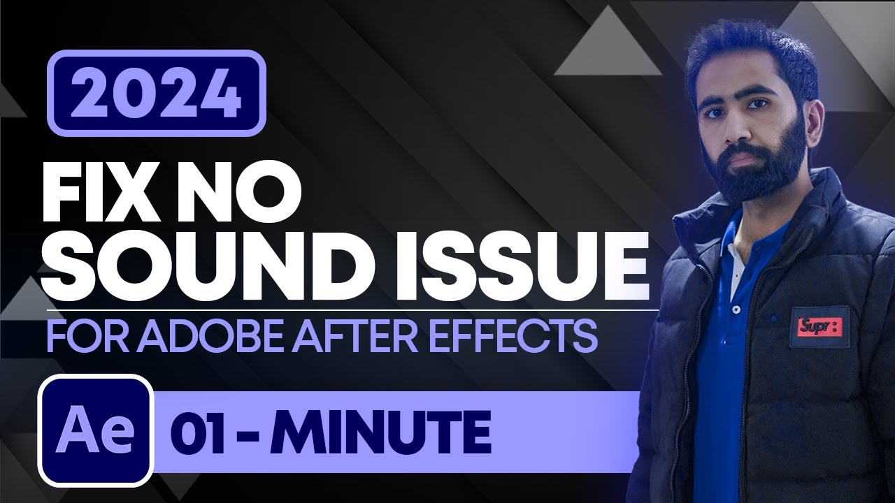 Как исправить проблему отсутствия звука в Adobe After Effects 2024 | Решить проблему со звуком в ...