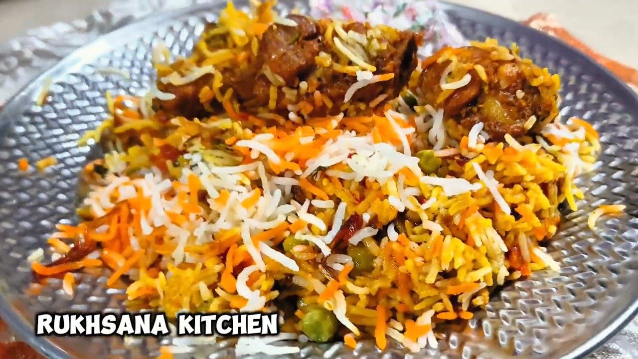  Easy tikka biryani recipe 🤤 ghar me naya dawat #rukhsanakitchen #tastyfood #bestrespice