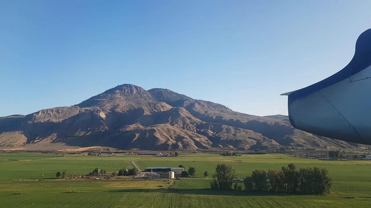 Vancouver TAKEOFFS & LANDINGS: VANCOUVER TO KAMLOOPS, BC & BACK Sept 13/14, 2019 (Obstructed View)
