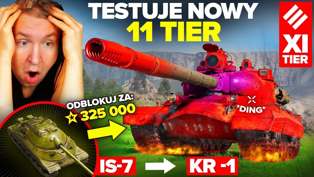 GRAM NOWYM 11 TIEREM - KR-1 (NASTĘPCA IS-7 JEST PRZEGIĘTY)
