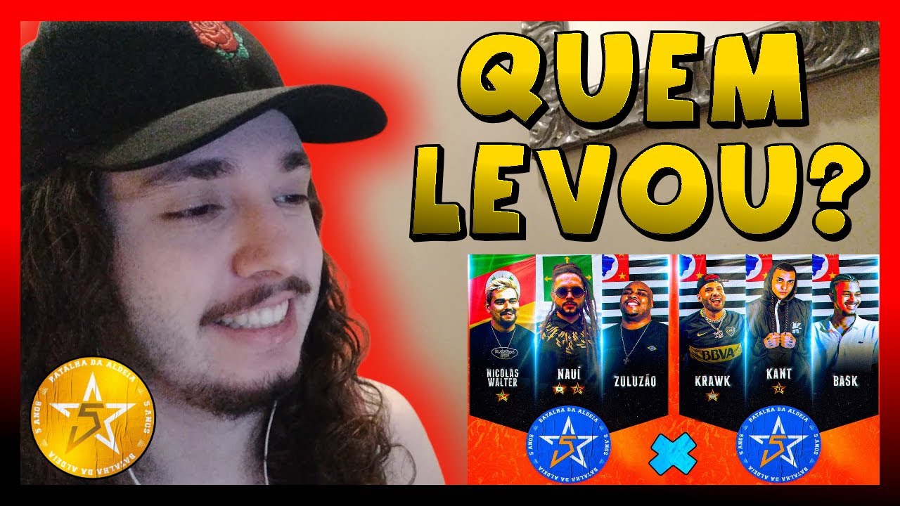KRAWK, KANT E BASK X NAUÍ, ZULUZÃO E NÍCOLAS WALTER | PRIMEIRA FASE | BDA 5 ANOS | REACT BAUEB