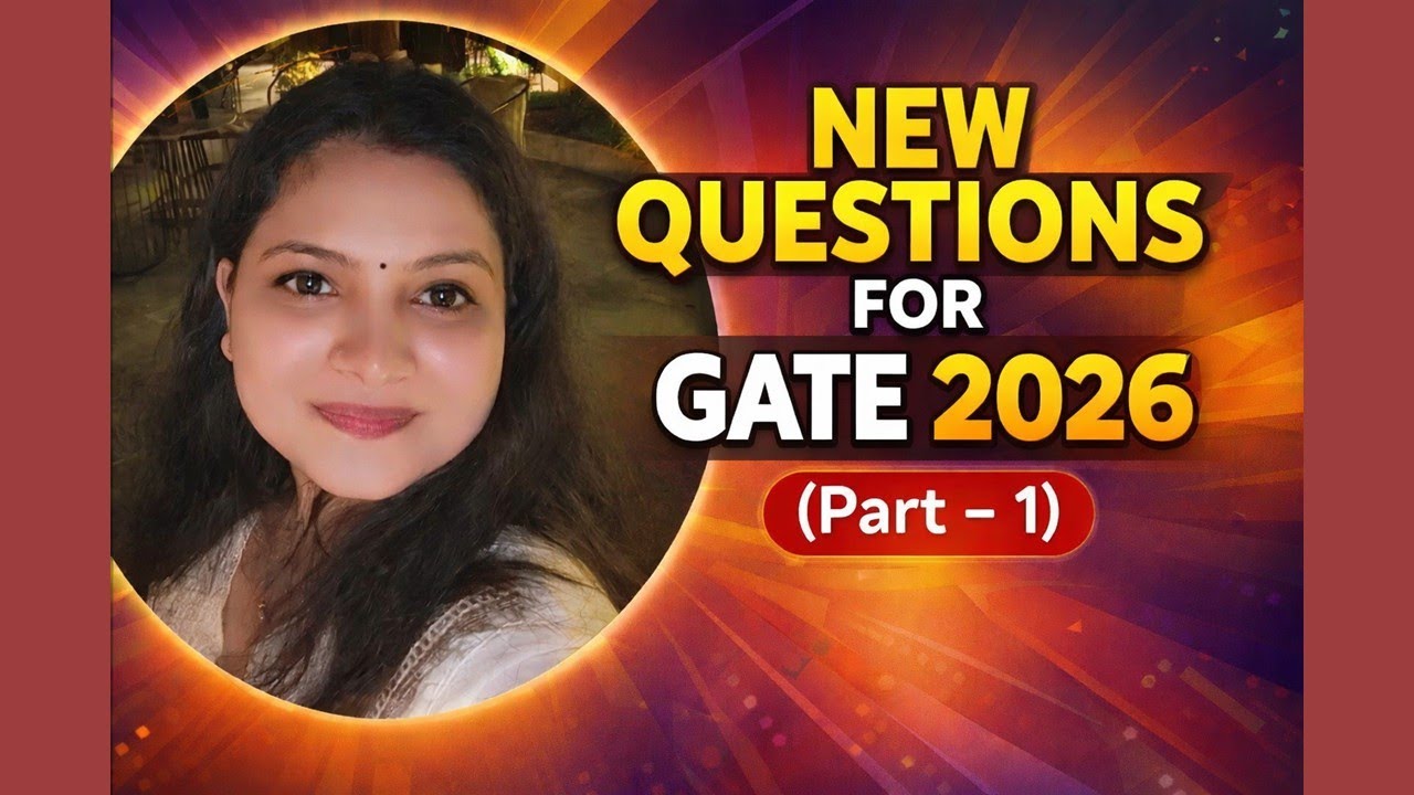 GATE 2026 New Questions | Part 1 | Must Practice Problems #gate #biochemistry #newquestion #youtube
