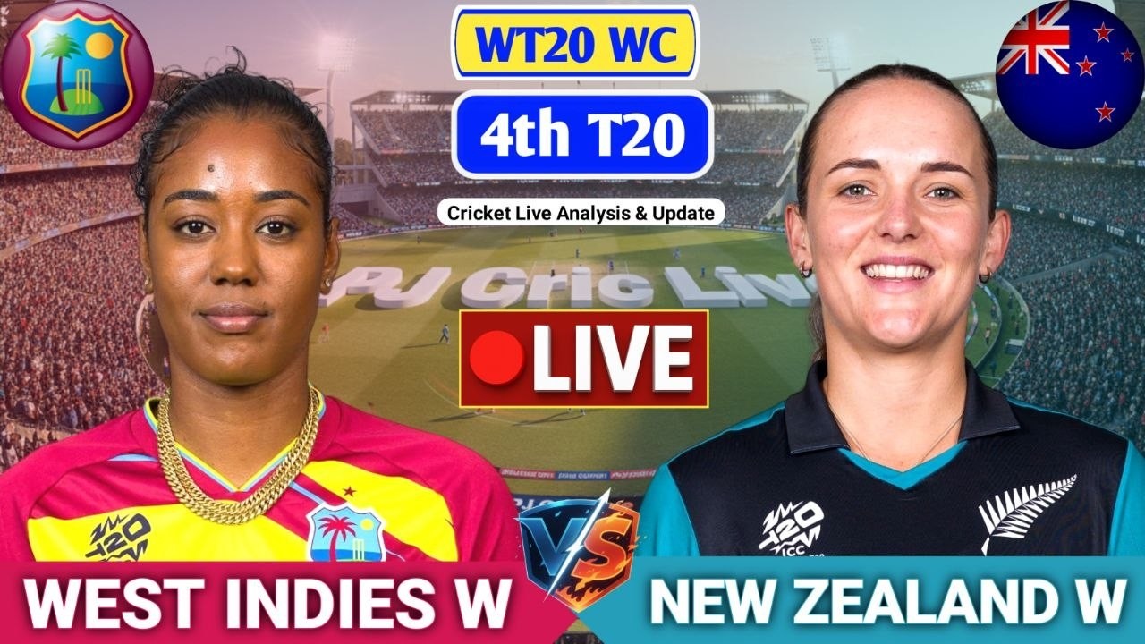 West Indies Women Vs New Zealand Women 1st T20 Match | Live Score Analysis & Discussion | WIW vs NZW