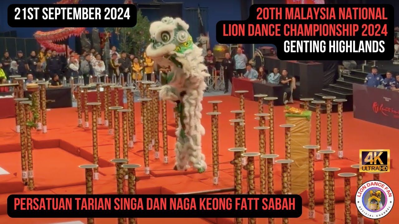 20th Malaysia National Lion Dance Championship 2024 - Keong Fatt Sabah (8.31)
