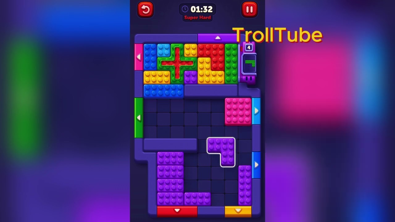Block Out Level 129 Solution