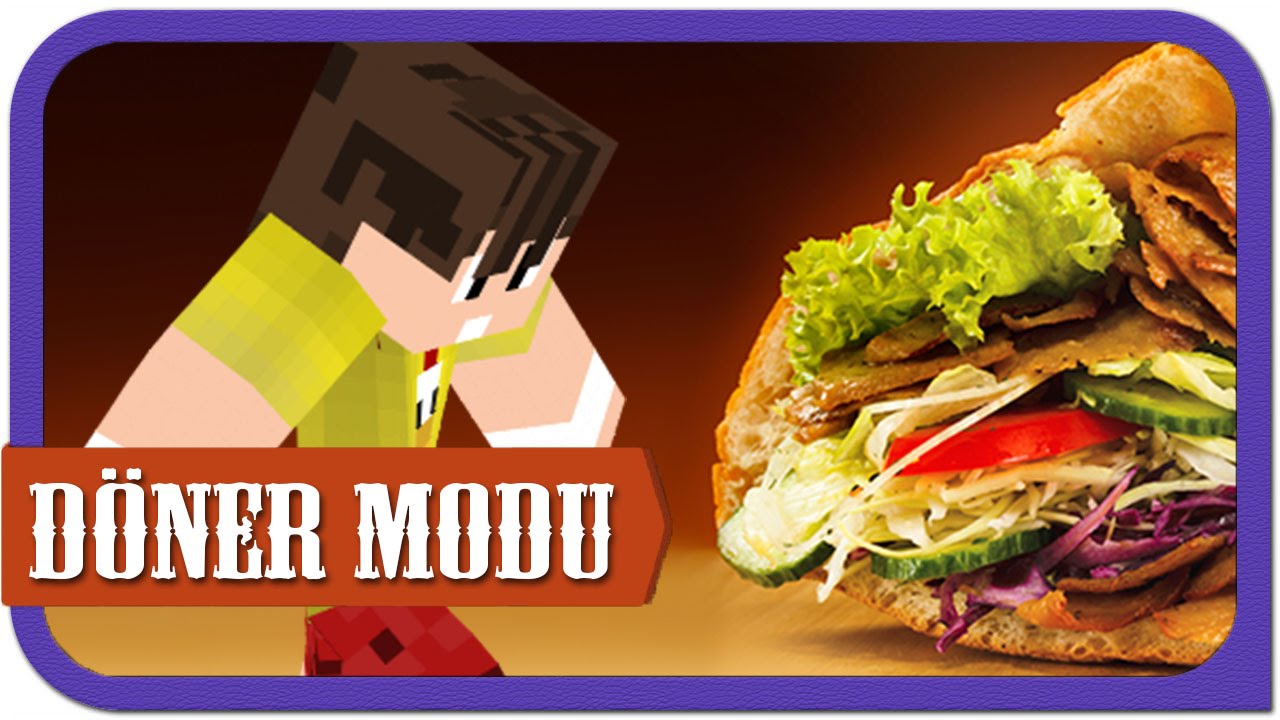 D&Ouml;NER MODU ! (TAVUK D&Ouml;NER , ET D&Ouml;NER) - Minecraft Mod Tanıtımları #138