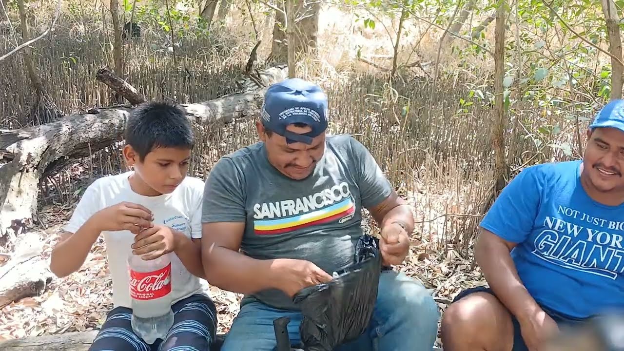 COMIDA EN MEDIO DEL MANGLAR