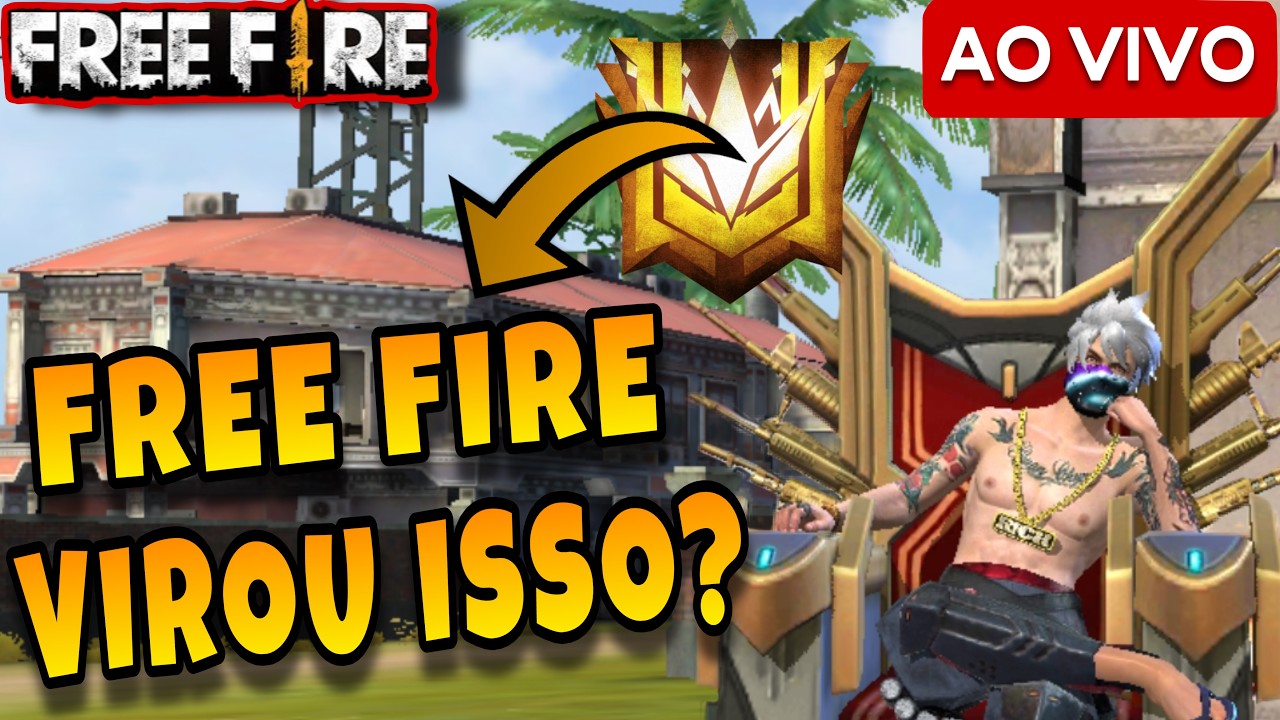 FREE FIRE AO VIVO🔵 ENTRA AÍ 🔵 PELA ESTRADA A FORA...