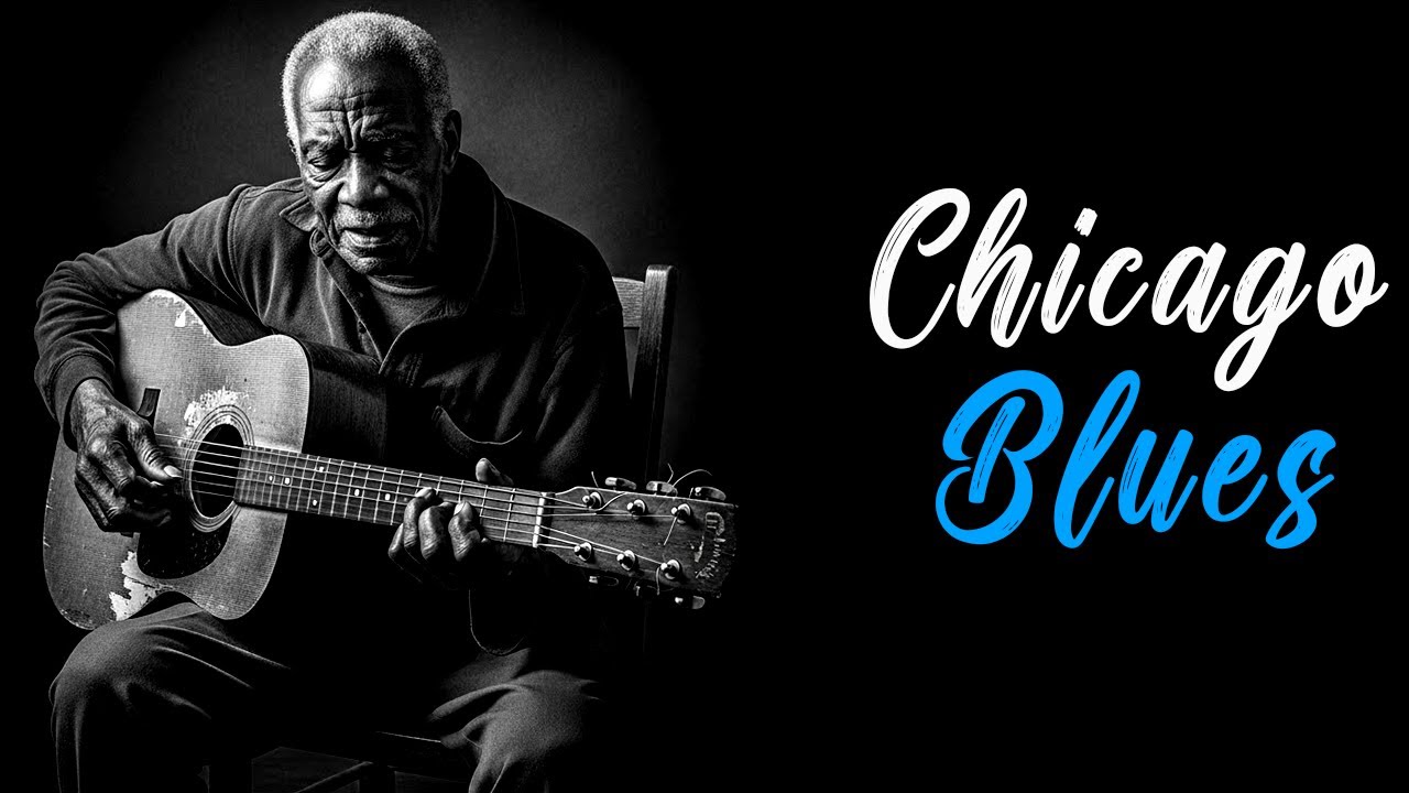 Deep Soul Chicago Blues для расслабления поздними ночами | Полуночный блюзовый голос с медленным эмо