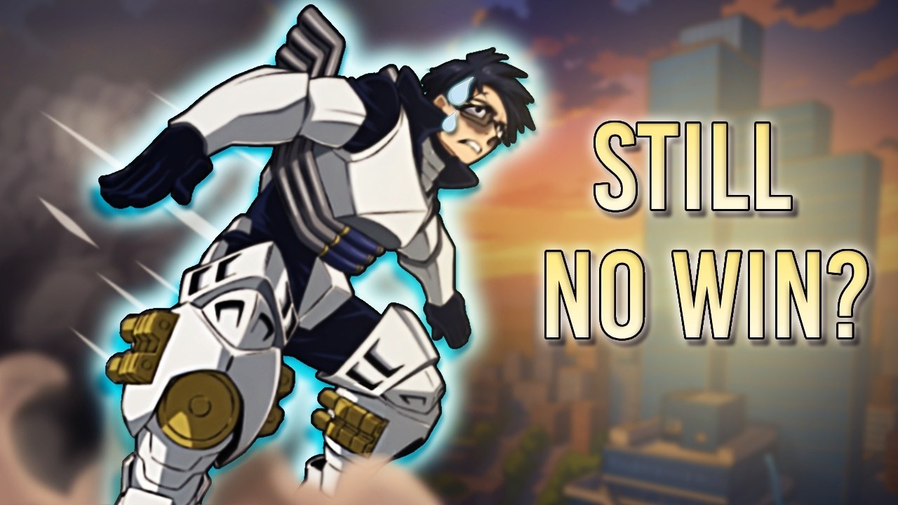 Я играл до тех пор, пока не одержал ОДНУ победу в режиме My Hero Ultra Rumble.