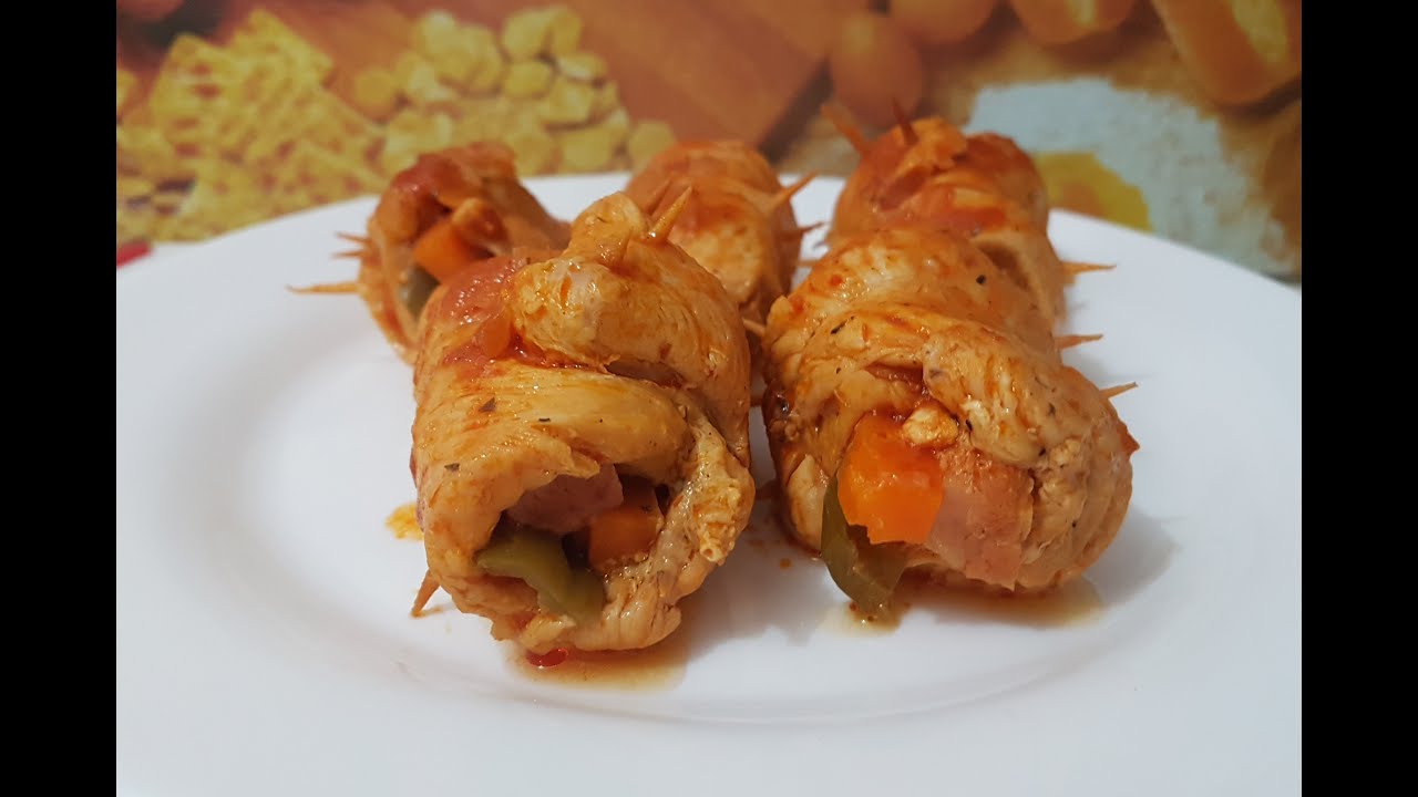 Filé de Frango a Rolê (para o almoço de domingo)