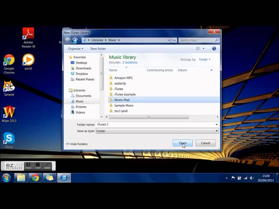 Setting up multiple accounts on iTunes