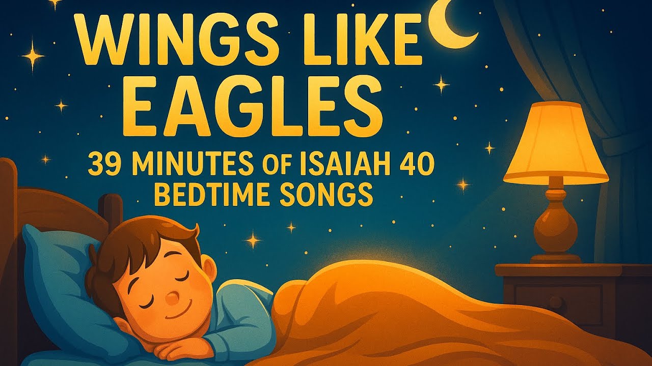 Wings Like Eagles | 39 Minutes of Isaiah 40 Bedtime Songs | Bible Lullabies For Kids