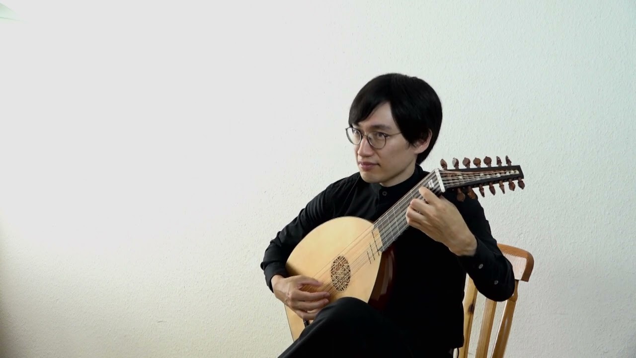 リュート La Magdalena, Recoupe, Tourdion / Pierre Attaingnant  Mikiya Kaisho 会所幹也 Renaissance Lute